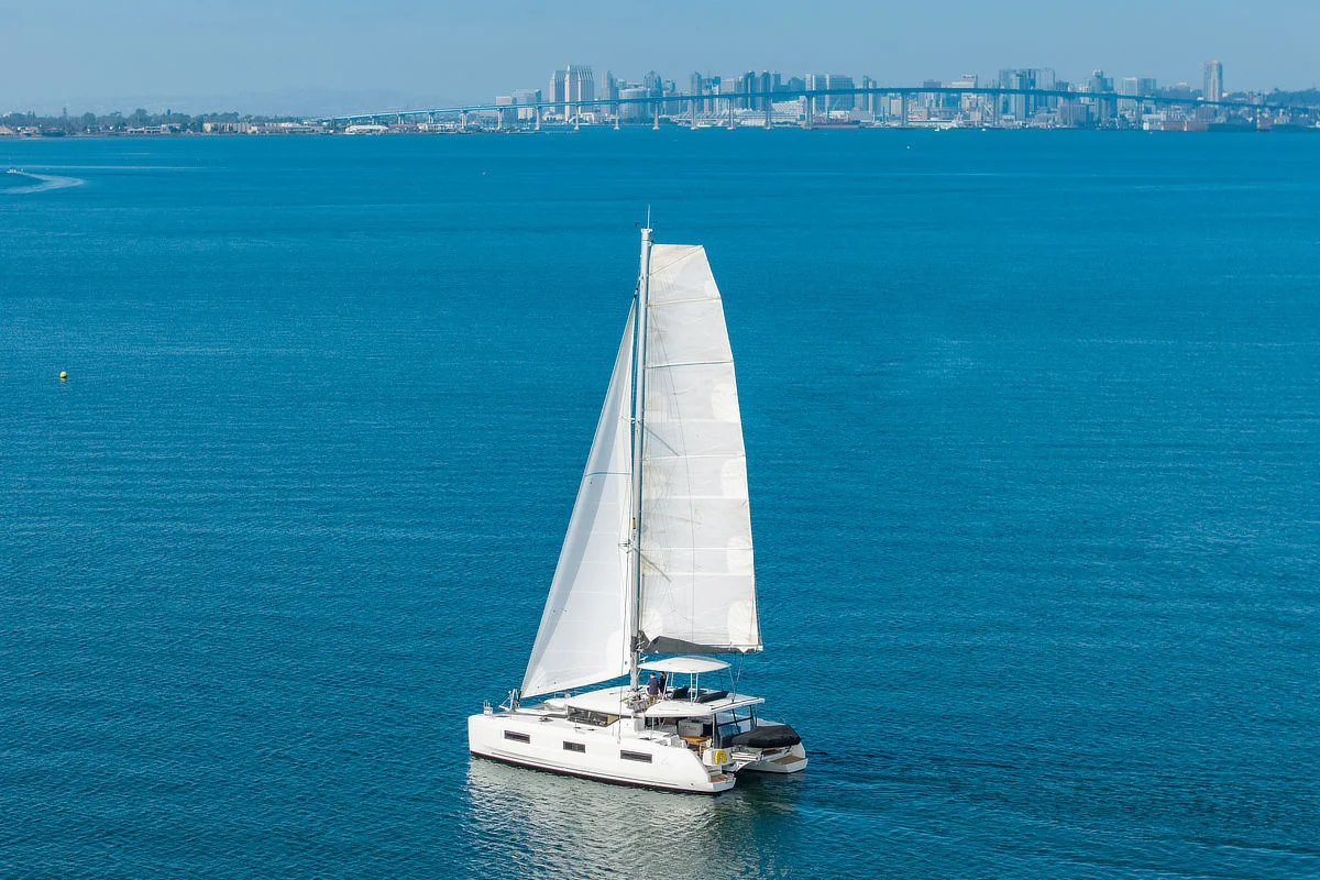 Blue Oceans (Lagoon 46) at San Diego - under sail