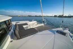 Blue Oceans (Lagoon 46) at San Diego - foredeck