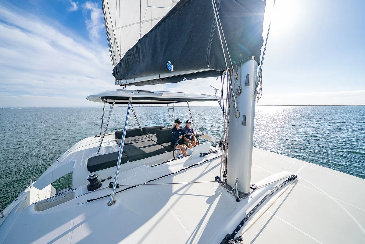 Blue Oceans (Lagoon 46) at Marina del Rey - flybridge