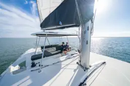 Blue Oceans (Lagoon 46) at Marina del Rey - flybridge