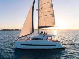 Gigspace (Bali 4.3) at Marina del Rey - under sail