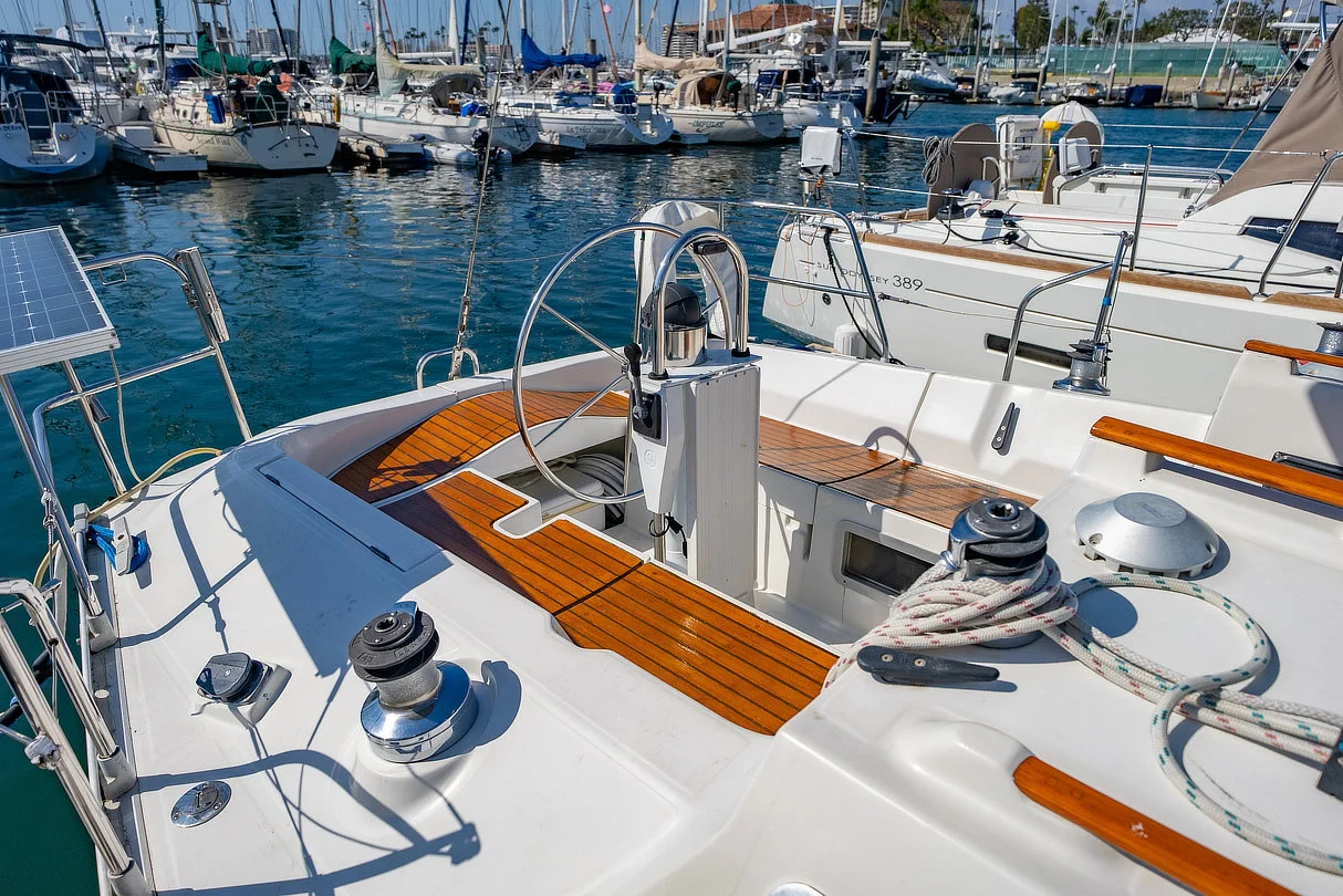 As You Wish (Beneteau 35.5) at Marina del Rey - cockpit