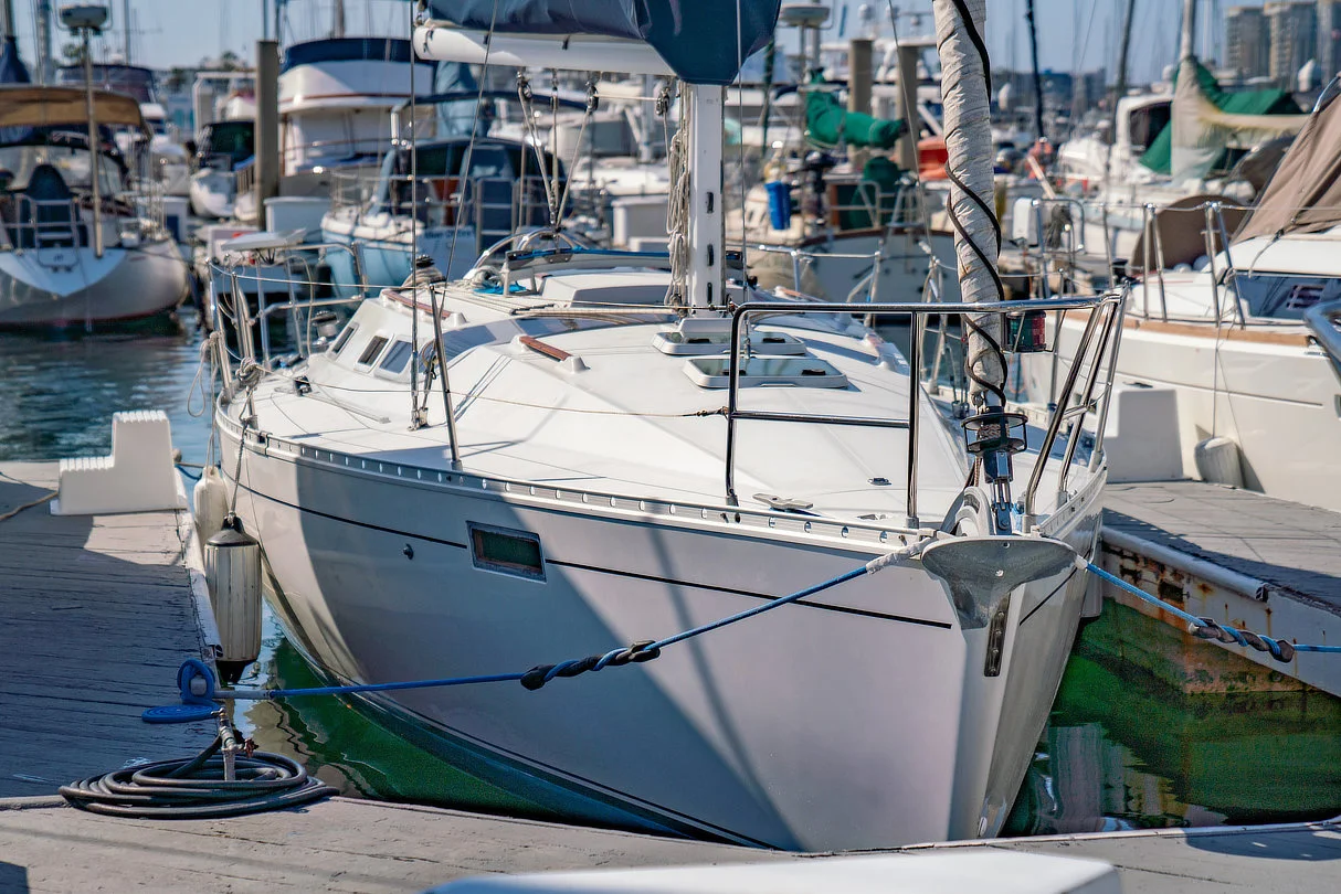 As You Wish (Beneteau 35.5) at Marina del Rey - bow