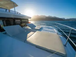 Leopard 46 Power Cat at Sea of Cortez (Loreto, BCS) - foredeck