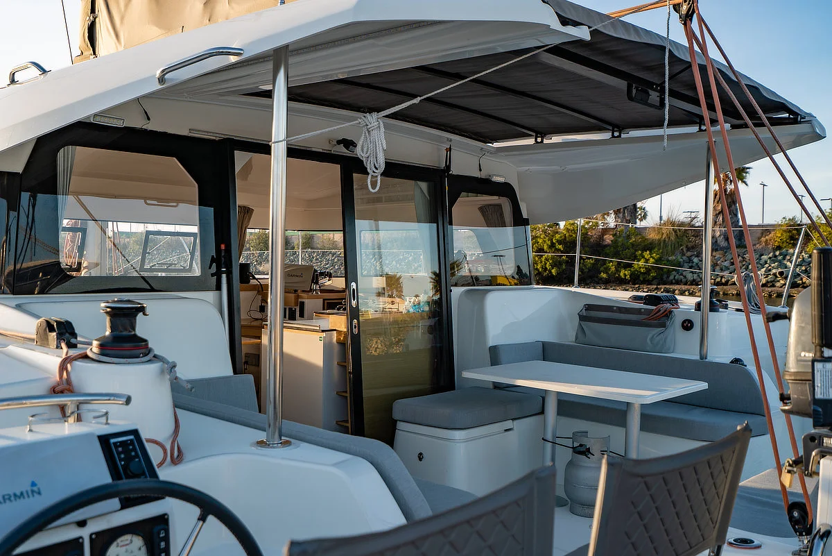 Mi Sueno (Excess 11) at Sea of Cortez (Loreto) - cockpit